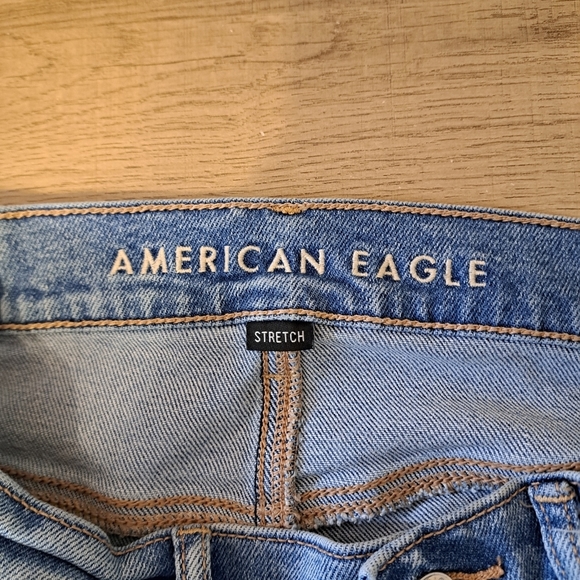 American Eagle 90s Boyfriend High Rise Shorts Size W 27 - Picture 8 of 9